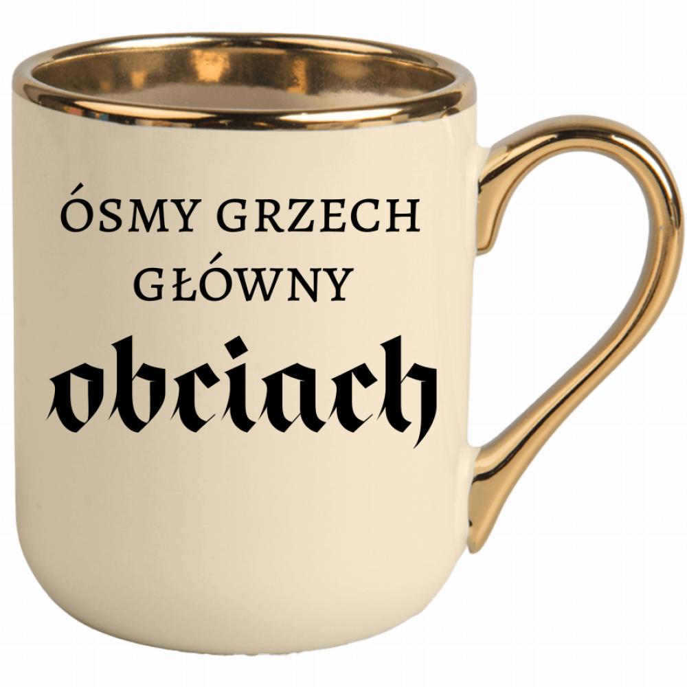 Ósmy grzech główny: obciach kubek elegant kremowy