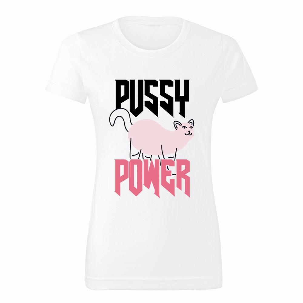 P*SSY POWER koszulka damska