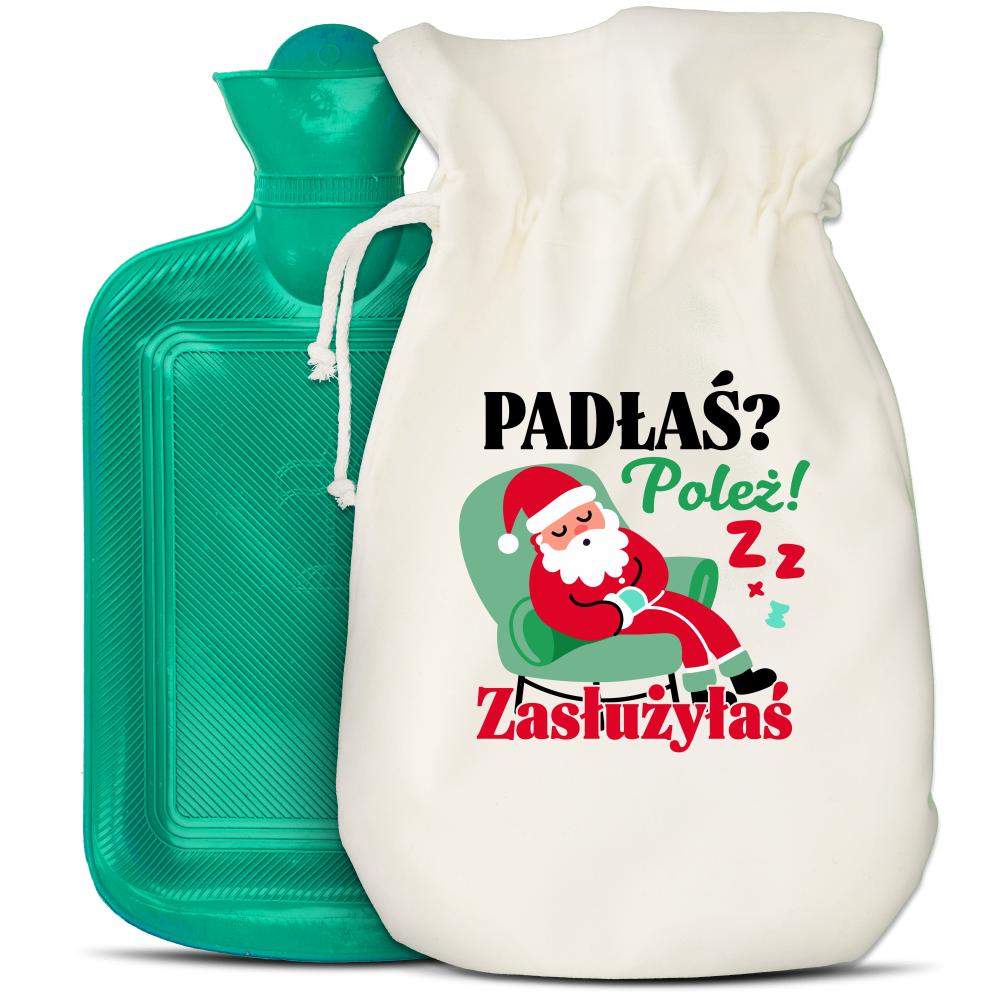 Padłaś? Poleż! Zasłużyłaś termofor zielony kolor jasno zielony