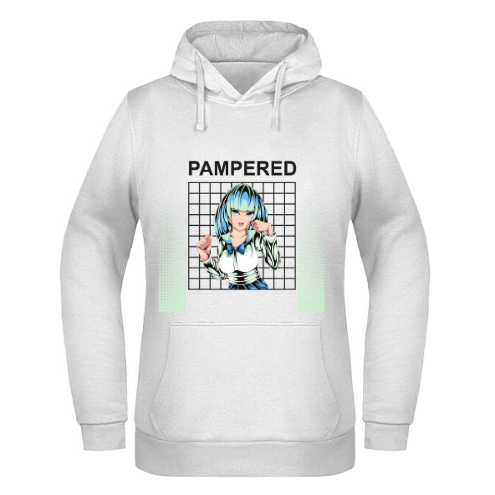 PAMPERED bluza damska z kapturem