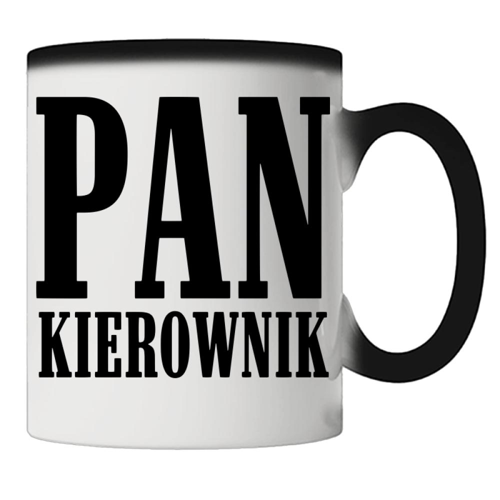 PAN KIEROWNIK – brzmi dumnie, prawda? kubek magiczny kolor czerwony latte