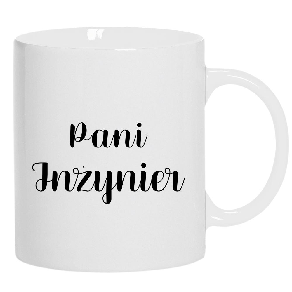 Pani Inżynier kubek ucho kolor kolor biały