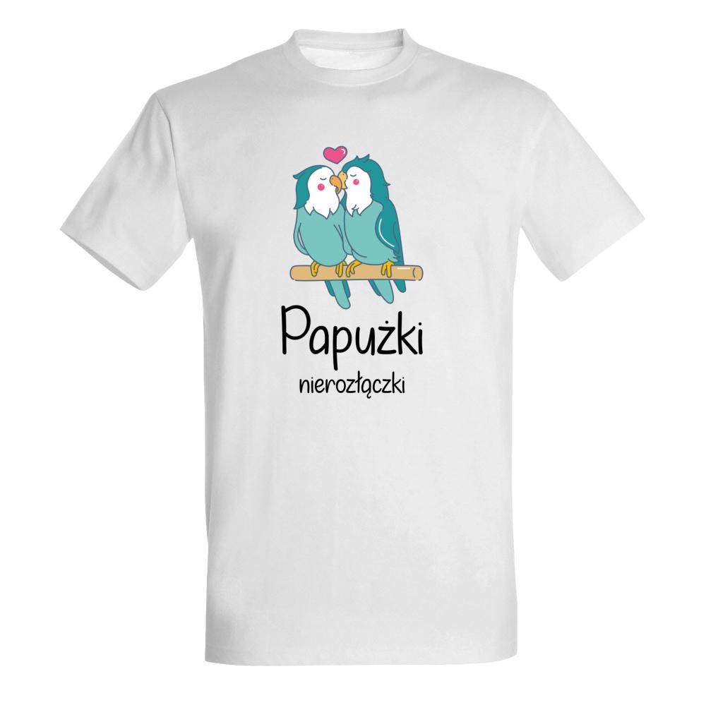 Papużki nierozłączki koszulka męska