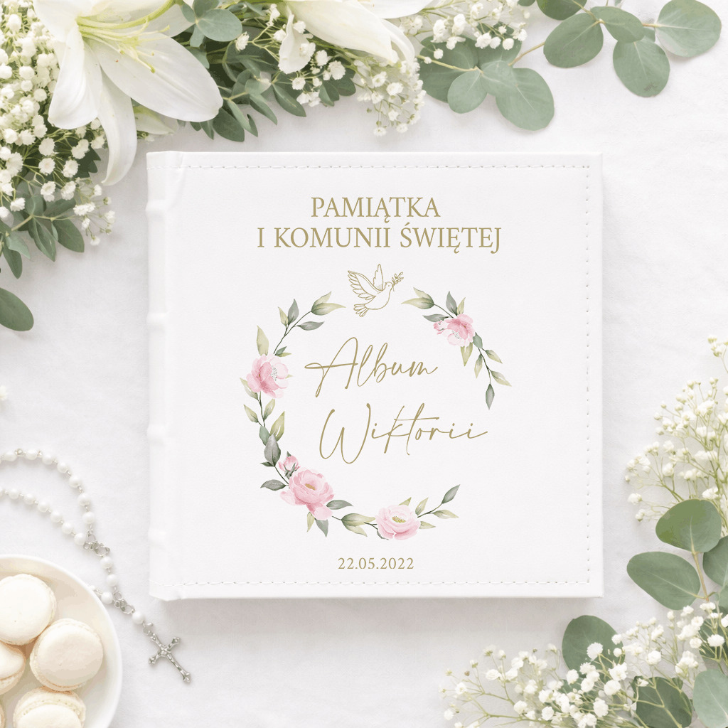 Personalizowany Album Na Komunie 2 album na zdjęcia