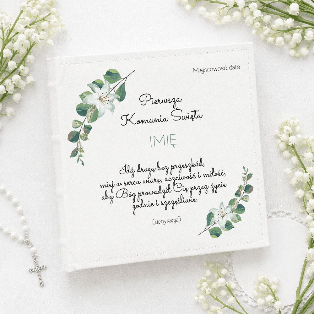 Personalizowany Album Na Komunie 4