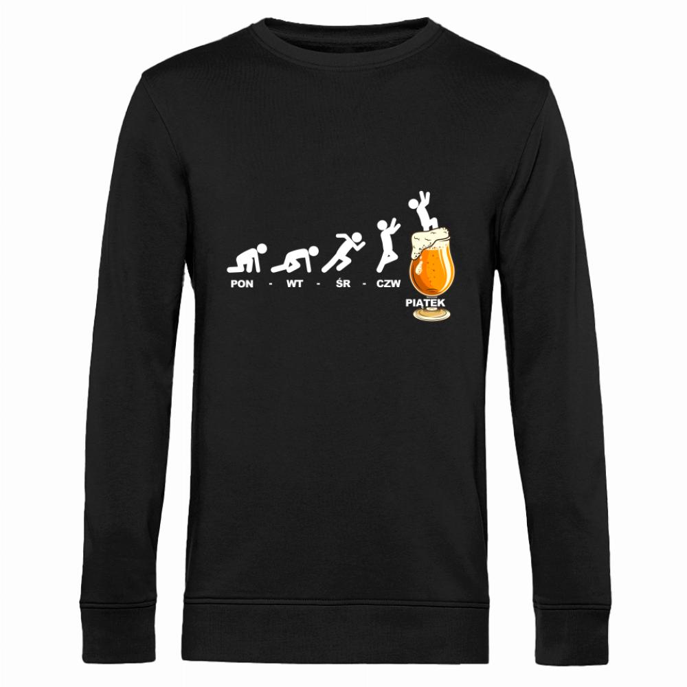 PIĄTEK WEEKENDU POCZĄTEK bluza męska bez kaptura