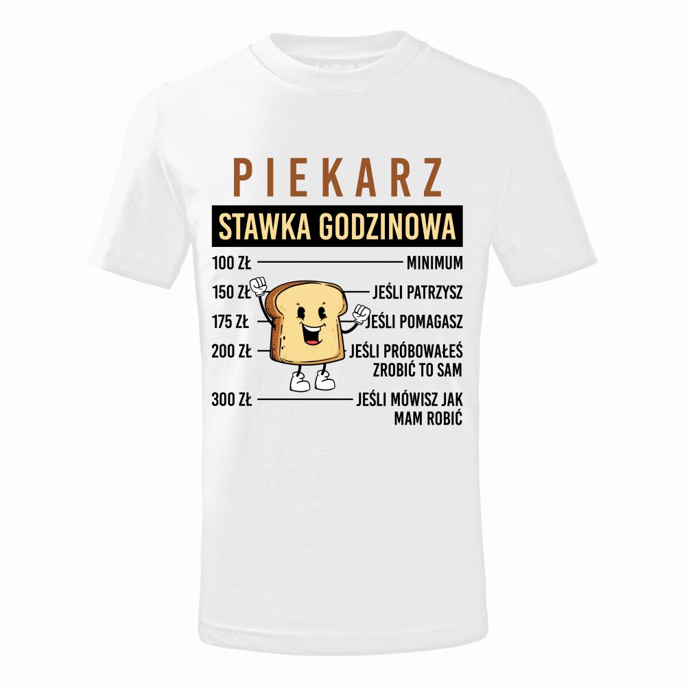 PIEKARZ – STAWKA GODZINOWA koszulka męska