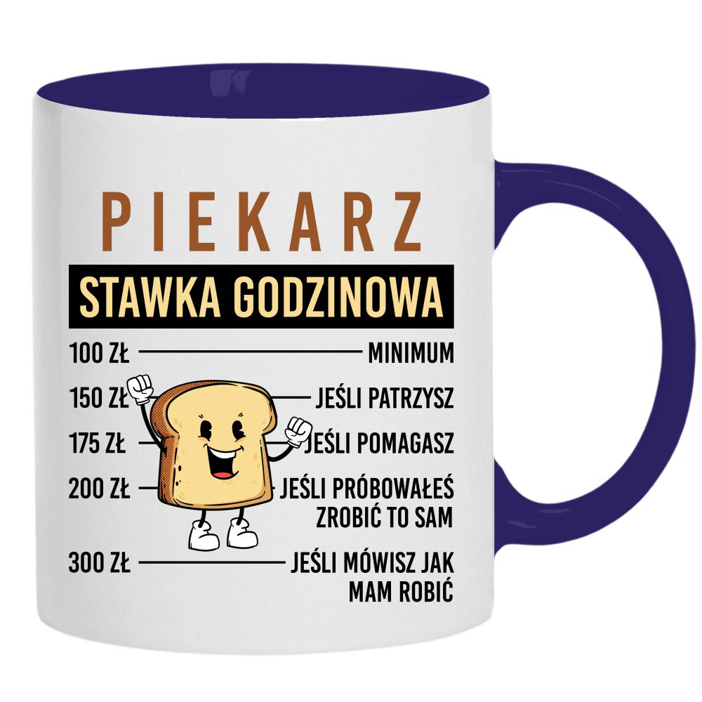 PIEKARZ – STAWKA GODZINOWA kubek ucho kolor kolor navy