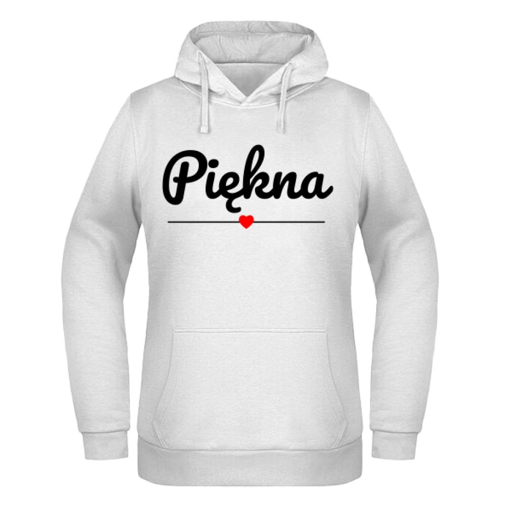 Piękna Love bluza damska z kapturem