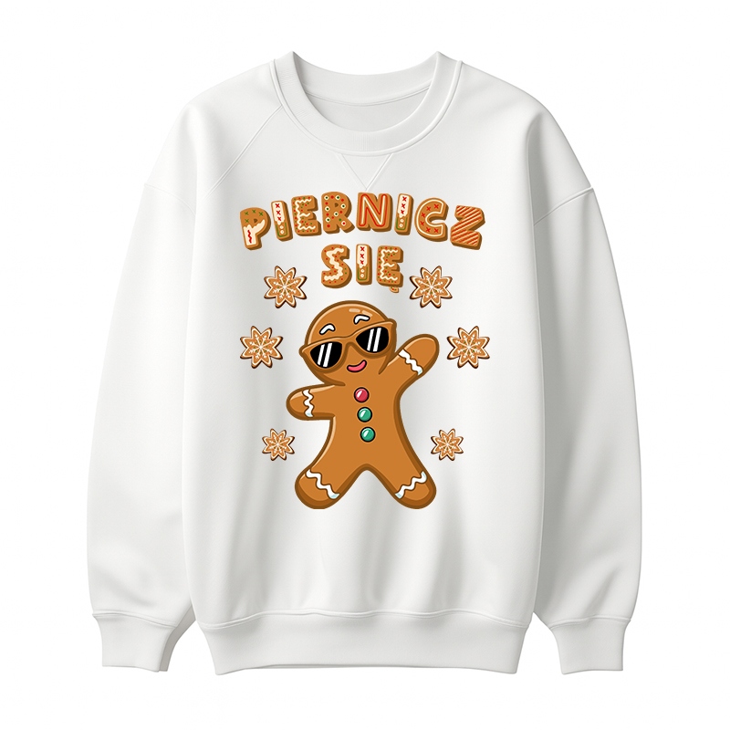 PIERNICZ SIĘ bluza damska bez kaptura kolor biały