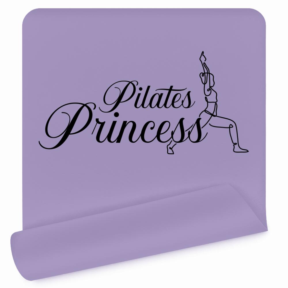 Pilates Princess mata do ćwiczeń kolor pastelowy fiolet