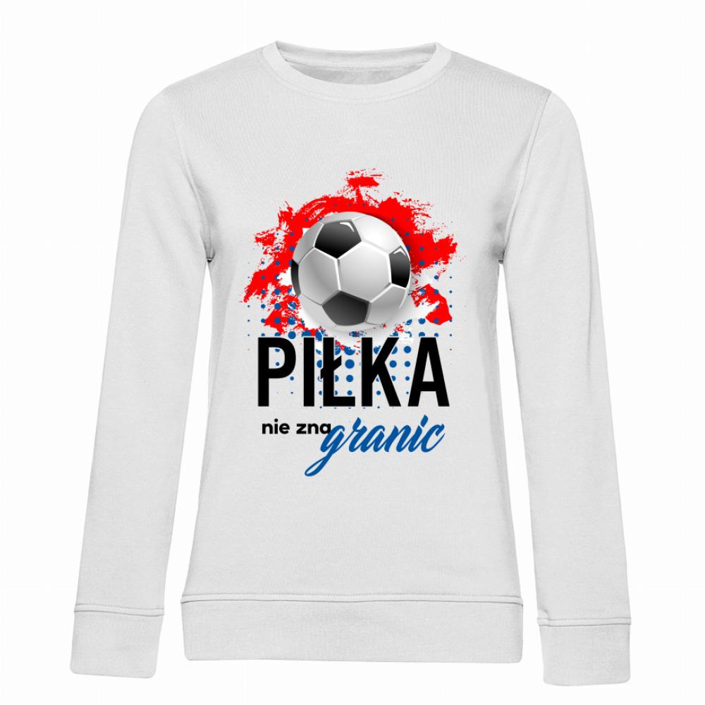 Piłka nie zna granic 2 bluza damska bez kaptura
