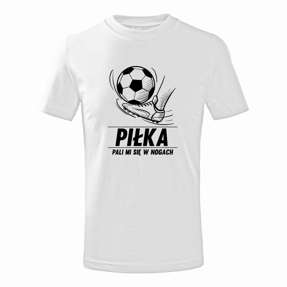 Piłka pali mi się w nogach koszulka junior