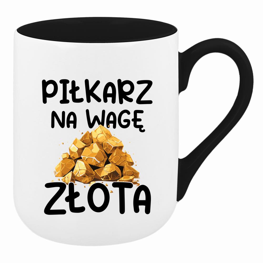 Piłkarz na wagę złota kubek coffee kolor zielony