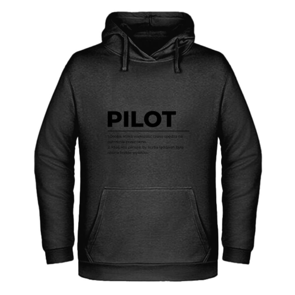 Pilot Definicja bluza męska z kapturem kolor navy