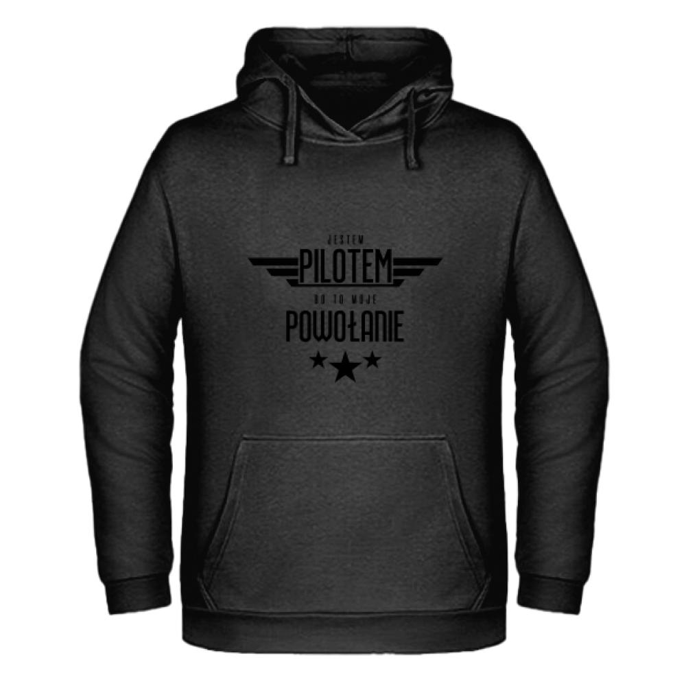 Pilot Powołanie bluza męska z kapturem kolor czarnyy