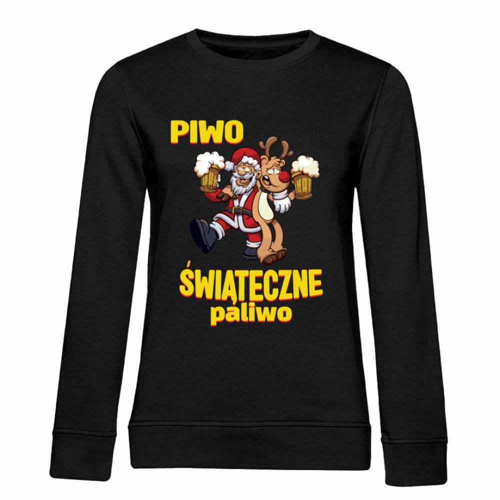 Piwo Świąteczne paliwo bluza damska bez kaptura