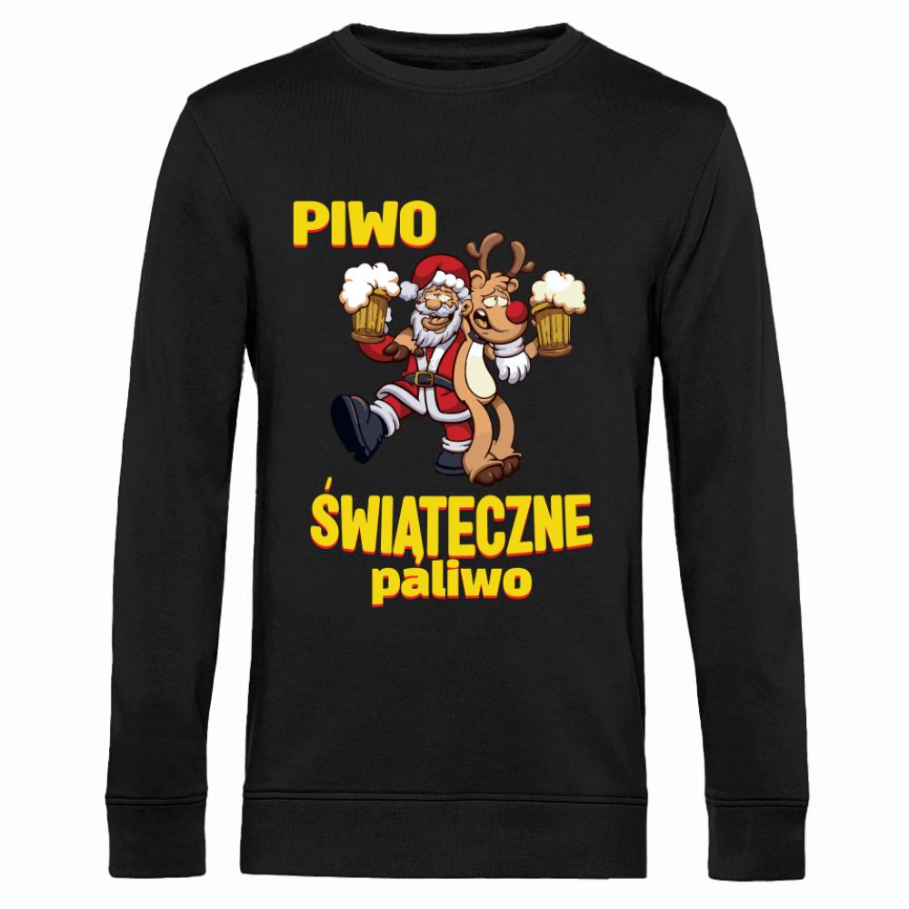 Piwo Świąteczne paliwo bluza męska bez kaptura