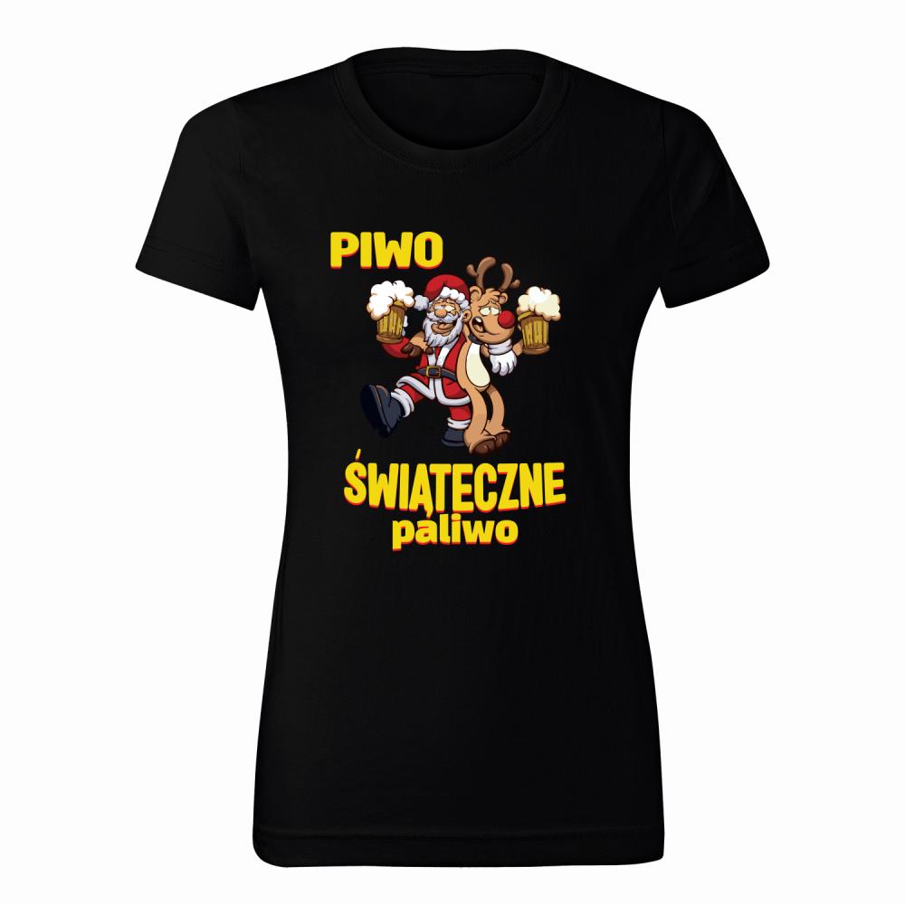 Piwo Świąteczne paliwo koszulka damska