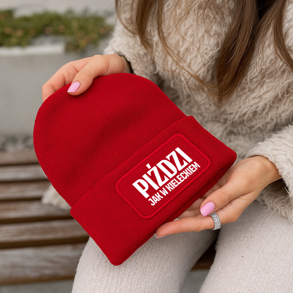 PIŹDZI JAK W KIELECKIEM czapka zimowa