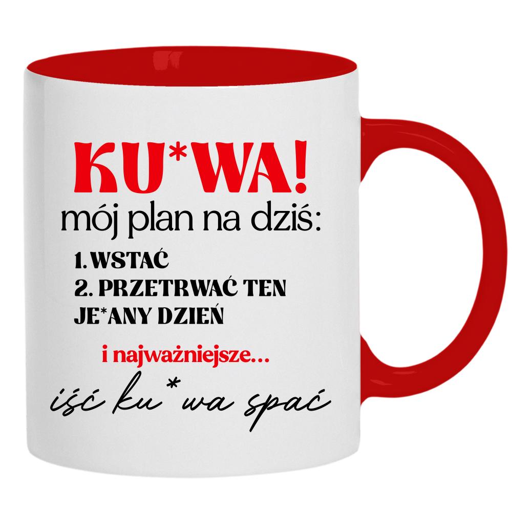 PLAN NA DZIŚ kubek ucho kolor