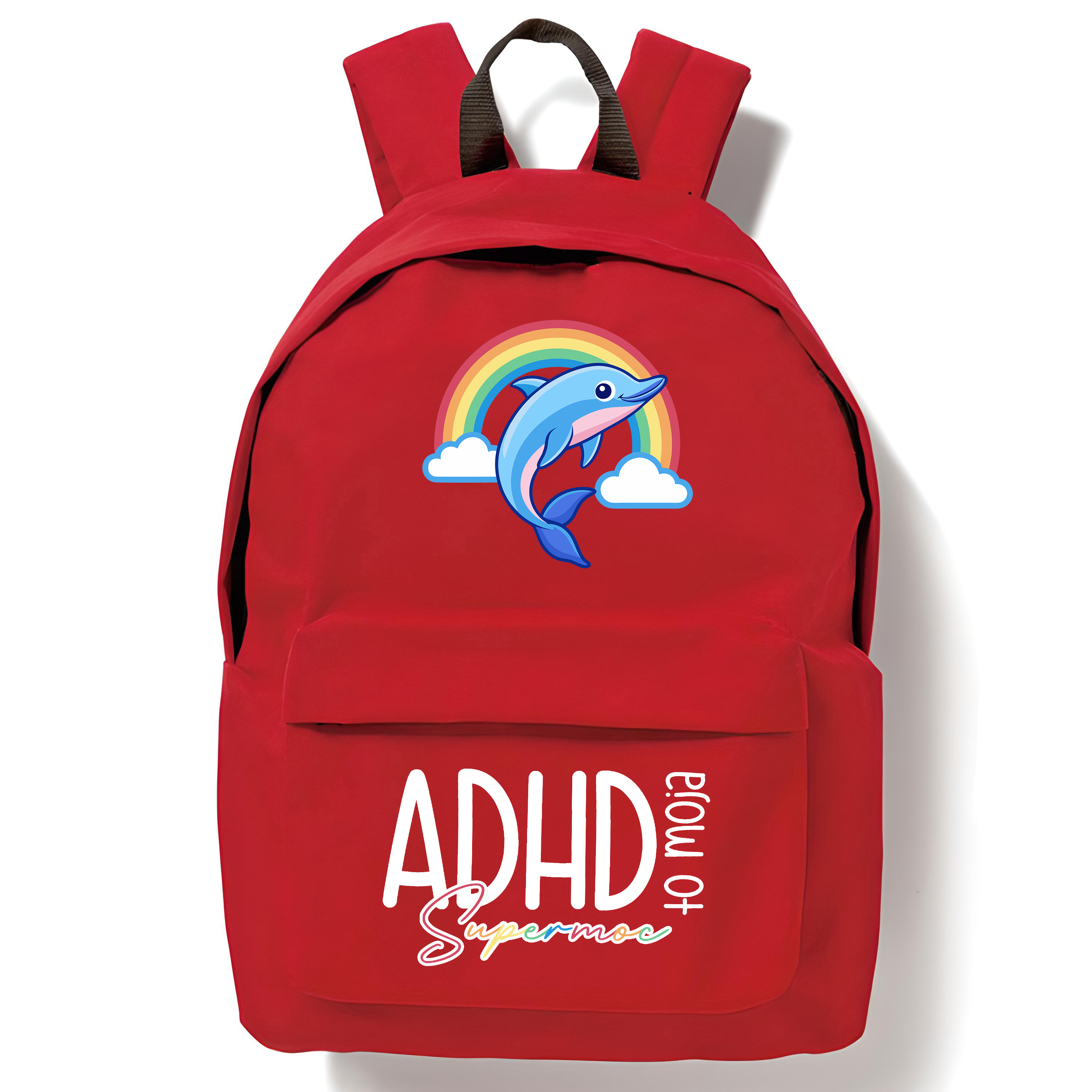Plecak ADHD to moja supermoc plecak kolor bg125 czerwony