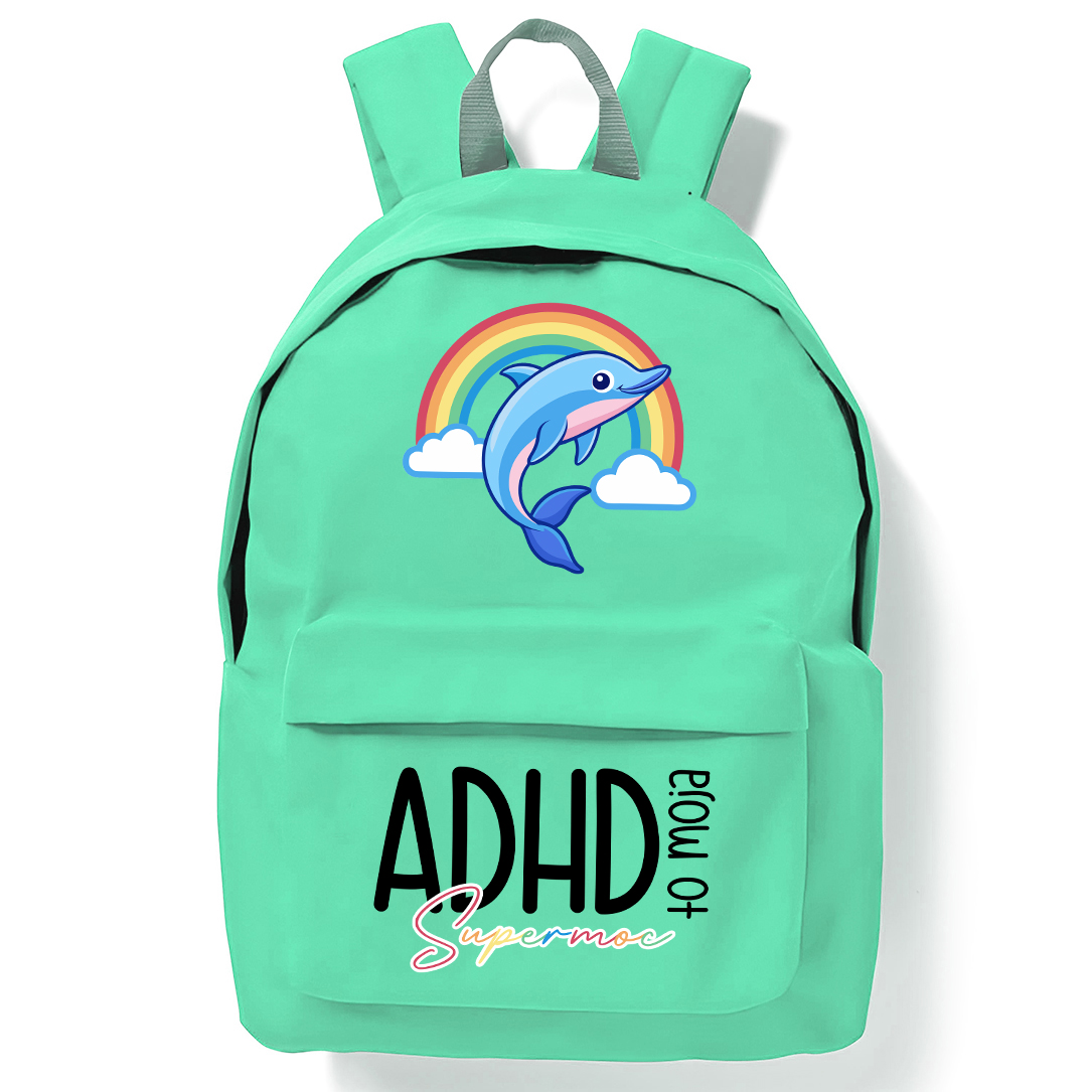 Plecak ADHD to moja supermoc plecak kolor bg125 miętowy