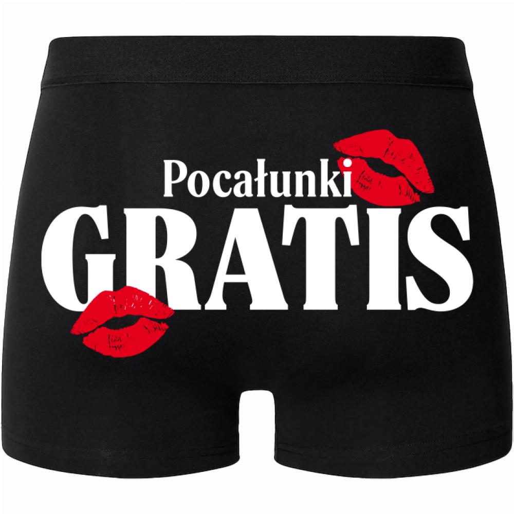 Pocałunki GRATIS bokserki męskie