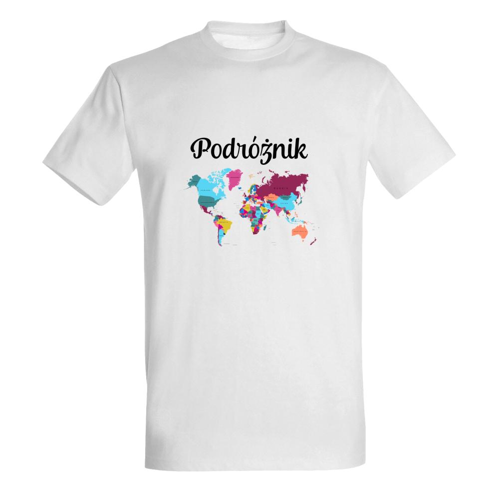 Podróżnik koszulka męska