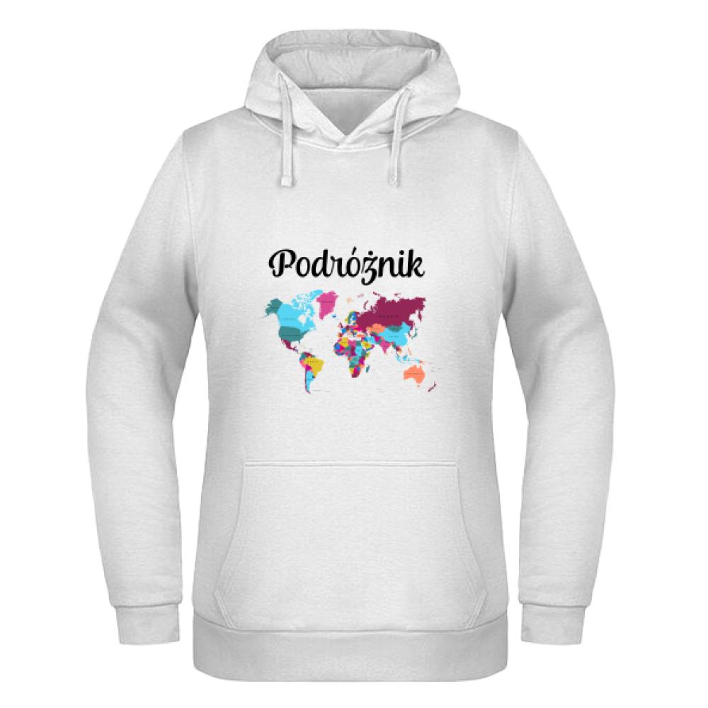 Podróżnik bluza damska z kapturem