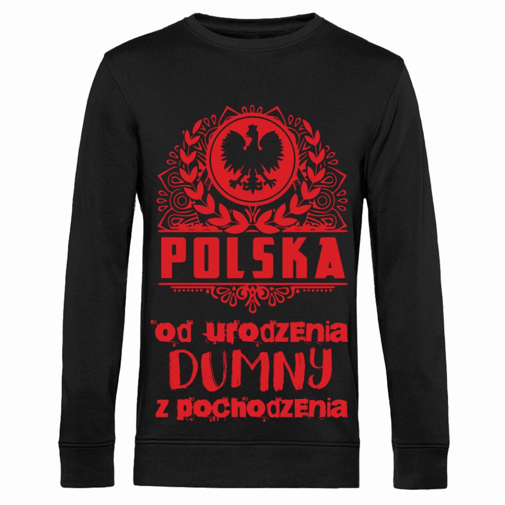POLSKA od urodzenia Dumny bluza męska bez kaptura