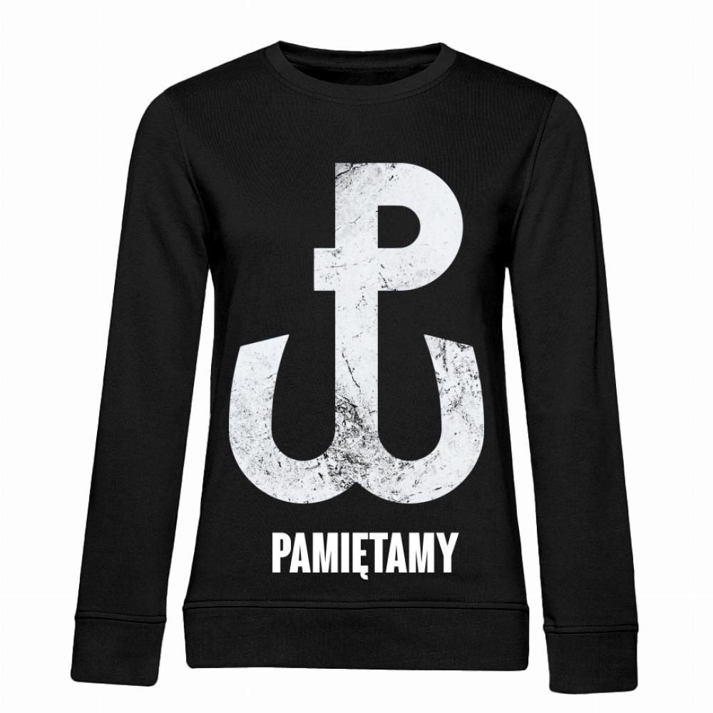 Polska Walcząca Pamiętamy bluza damska bez kaptura