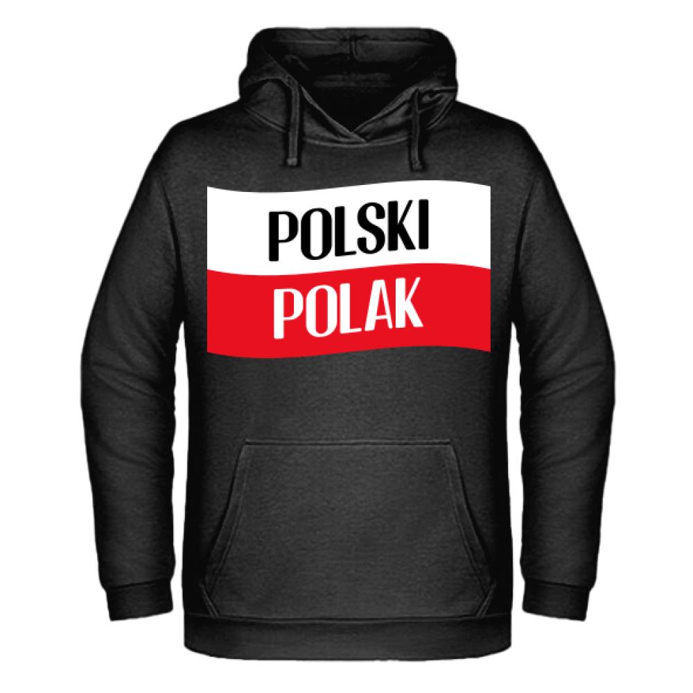 Polski Polak bluza męska z kapturem
