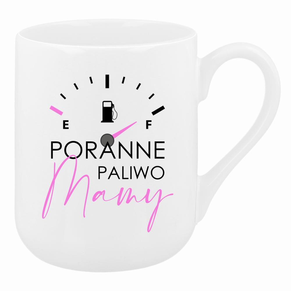 Poranne paliwo mamy kubek coffee kolor biały