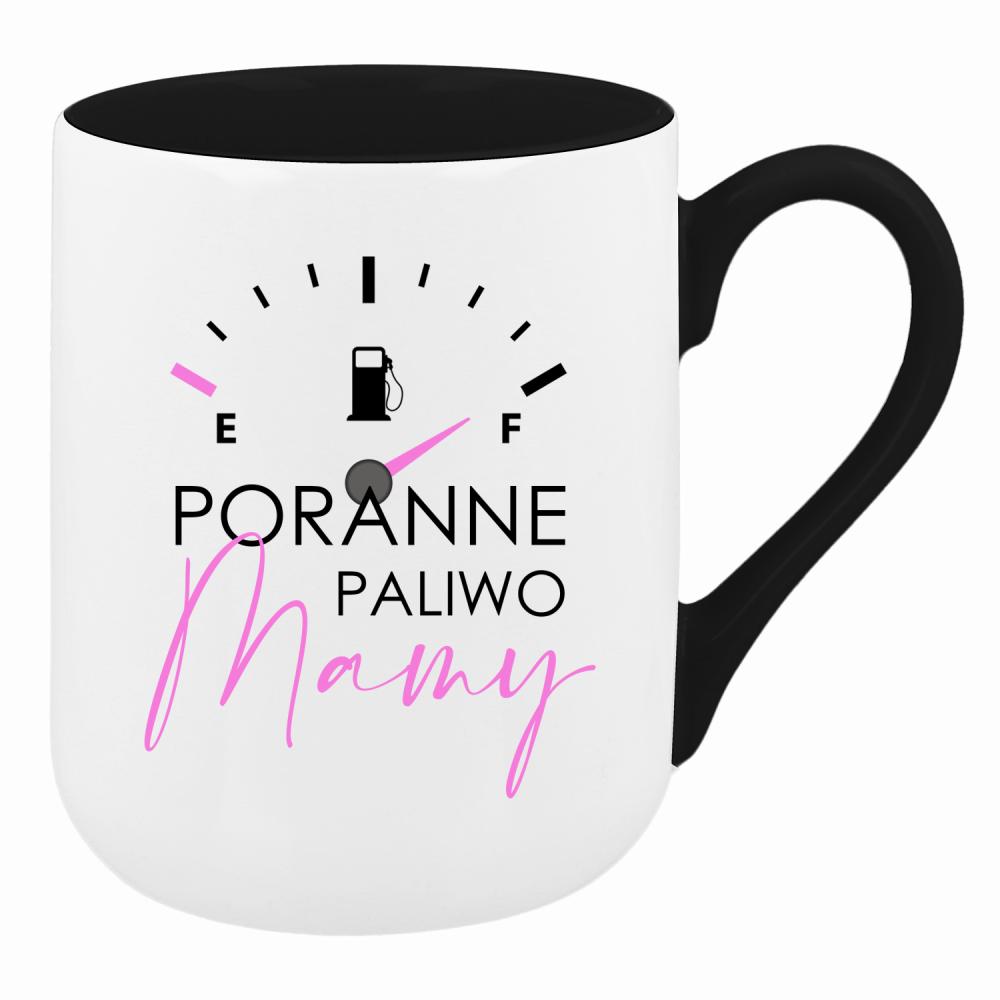 Poranne paliwo mamy kubek coffee kolor zielony