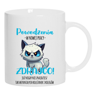 Powodzenia w Nowej Pracy Kot