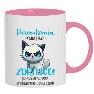 Powodzenia w Nowej Pracy Kot