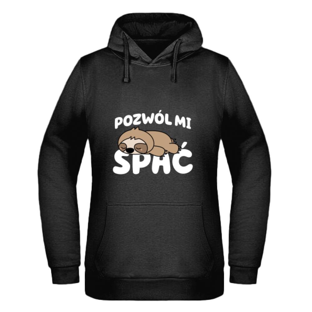 Pozwól mi Spać bluza damska z kapturem
