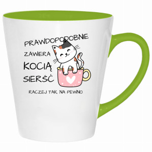 Prawdopodobnie zawiera kocią sierść Raczej tak