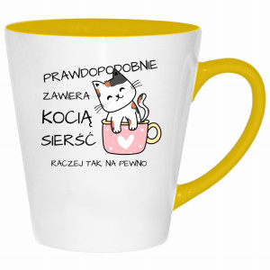 Prawdopodobnie zawiera kocią sierść Raczej tak