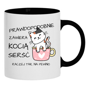 Prawdopodobnie zawiera kocią sierść Raczej tak