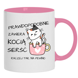 Prawdopodobnie zawiera kocią sierść Raczej tak