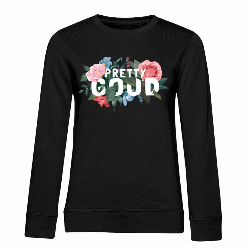 Pretty Good Białe bluza damska bez kaptura