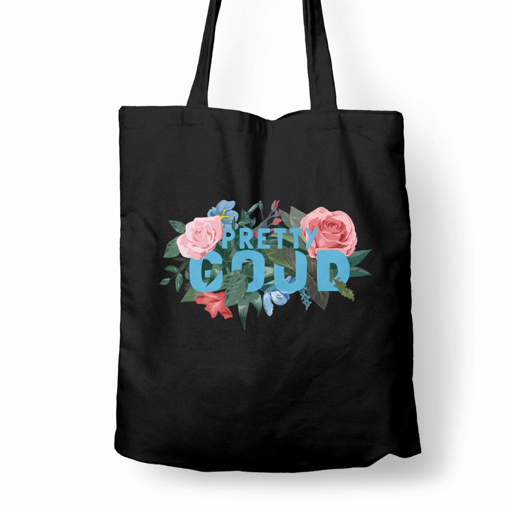 Pretty Good Turkus torba bawełniana