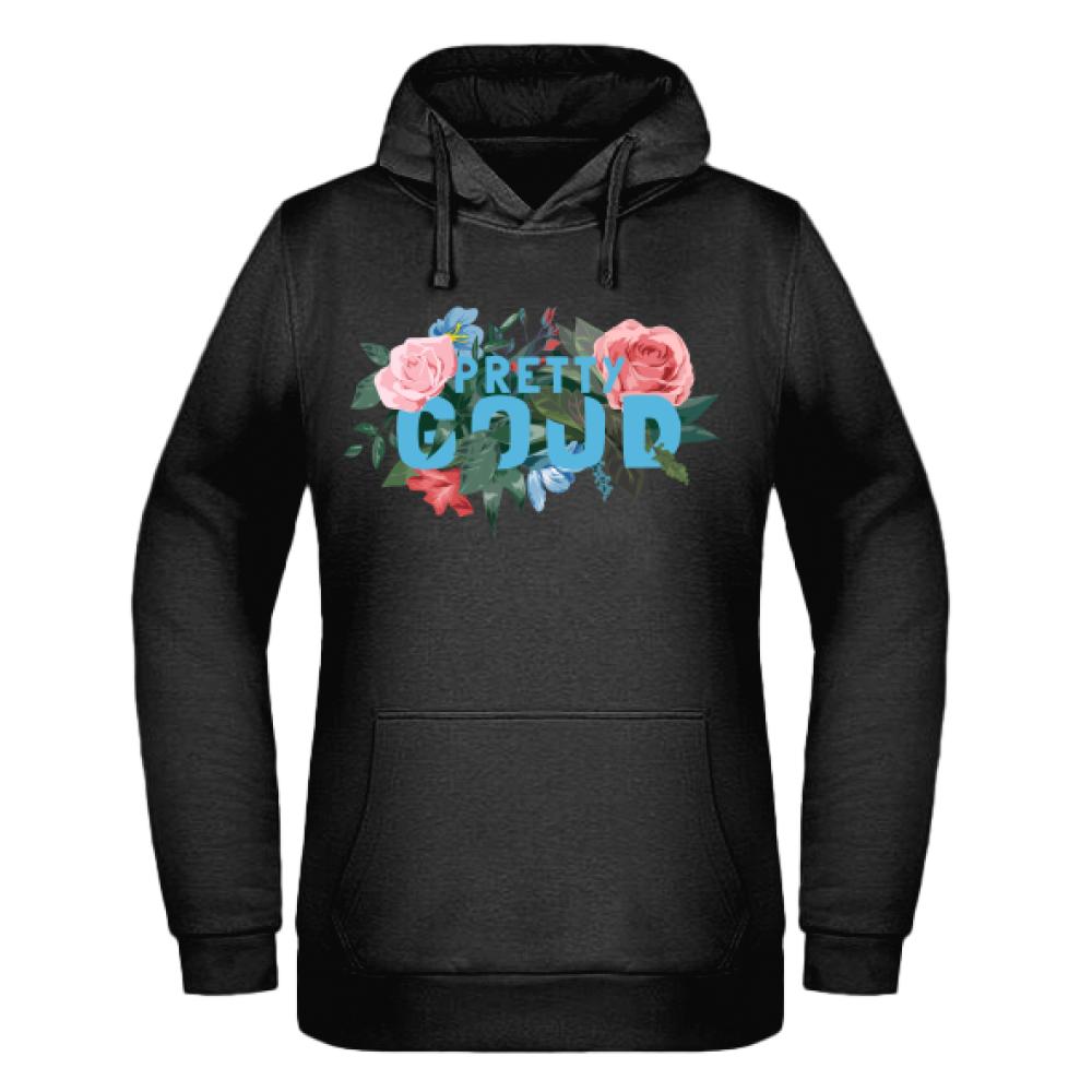 Pretty Good Turkus bluza damska z kapturem