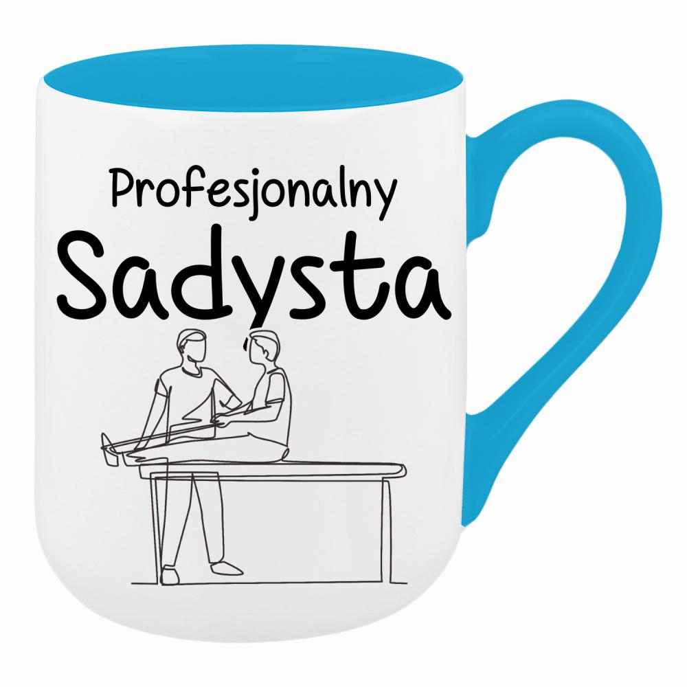 Profesjonalny sadysta kubek coffee kolor turkusowy