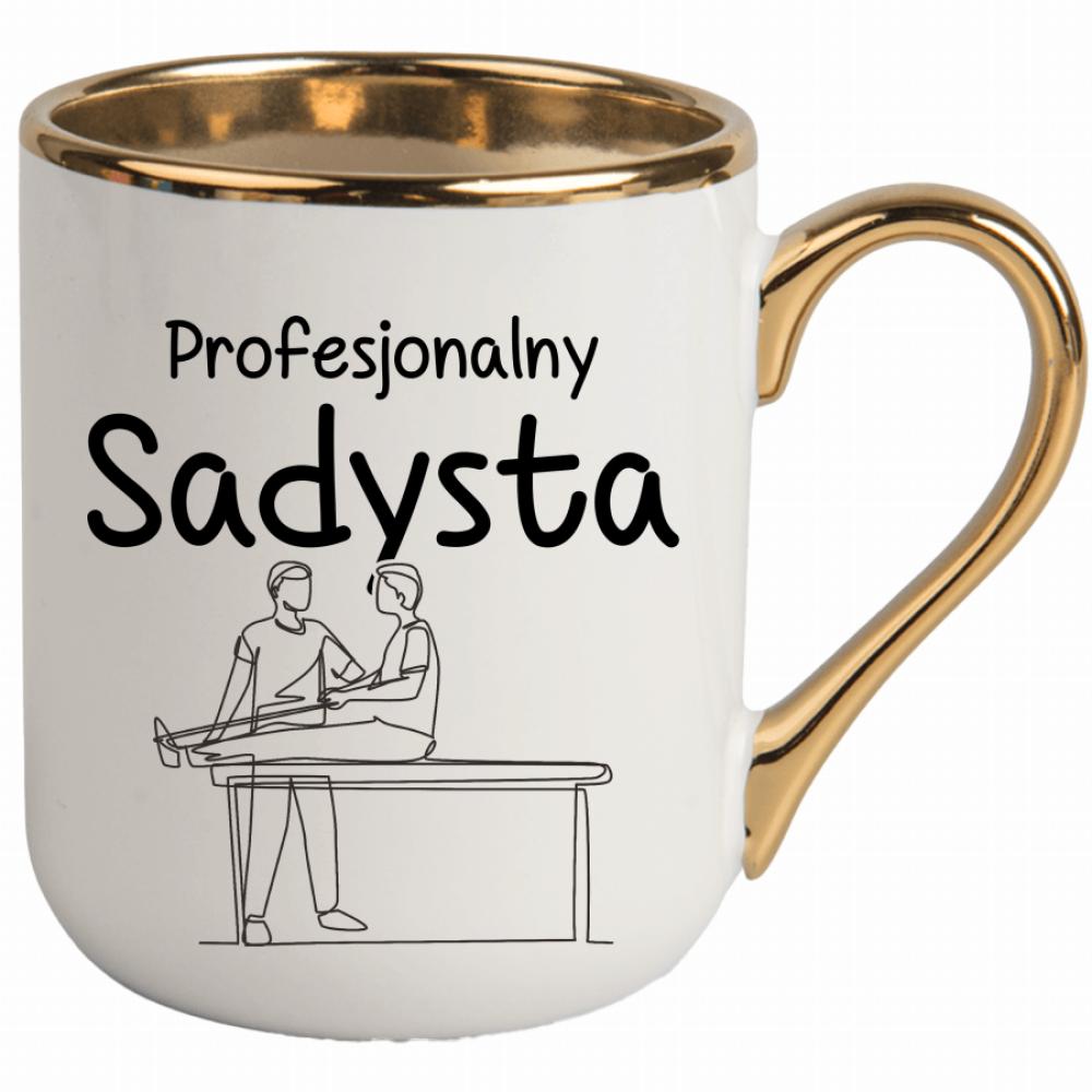 Profesjonalny sadysta kubek elegant biały