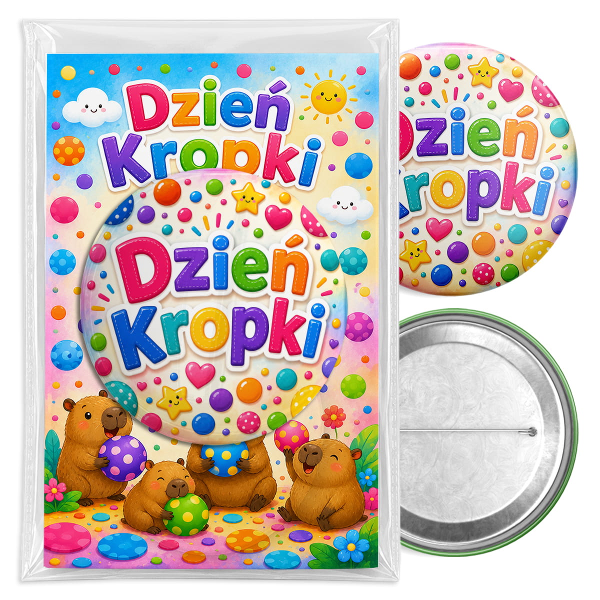 Przypinka na Dzień Kropki przypinka