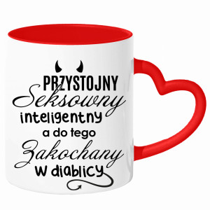 Przystojny seksowny inteligentny