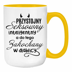 Przystojny seksowny inteligentny